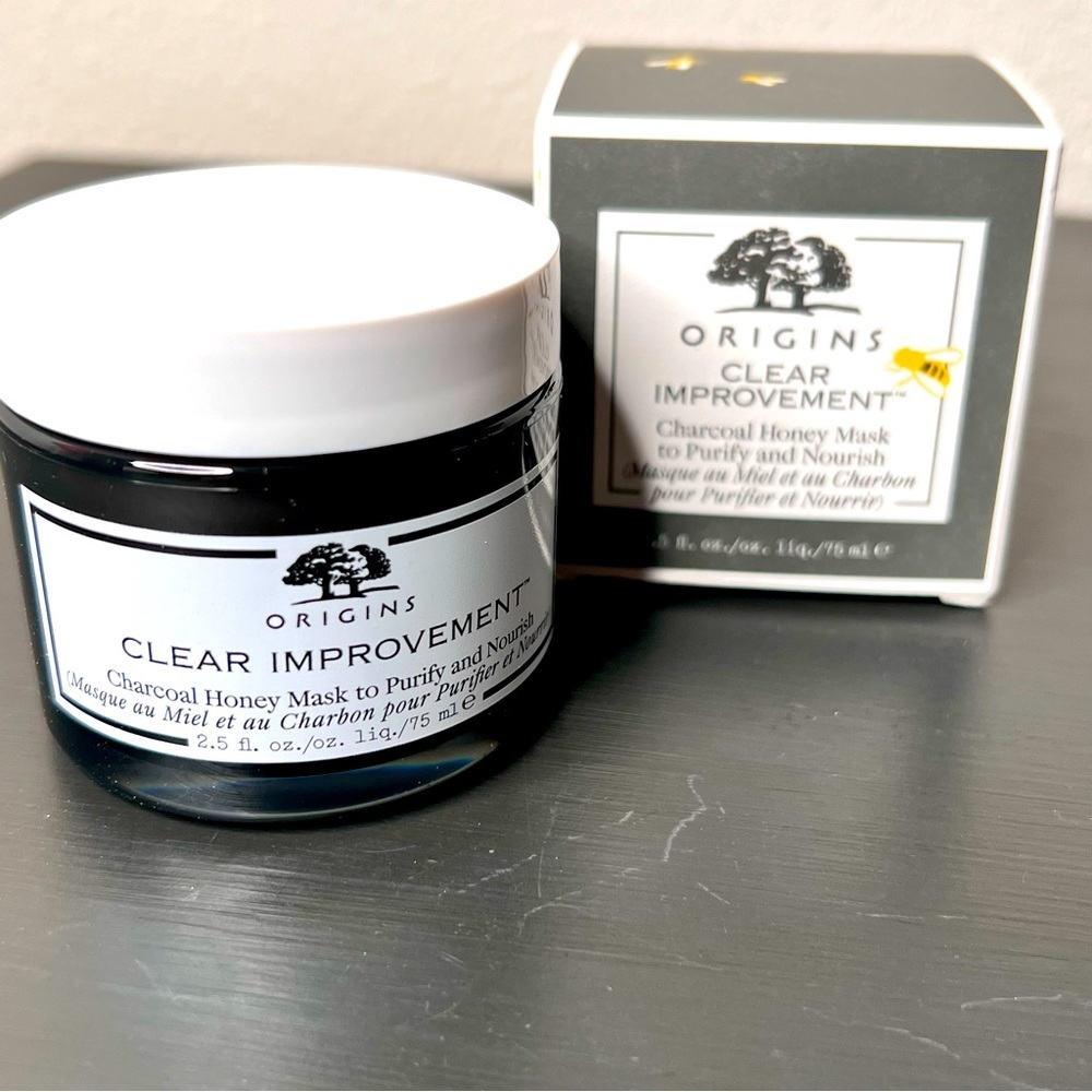 Origins Clear Improvement Charcoal Honey Mask, 2.5 fl oz. NIB